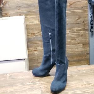 Fergie Over the knee Heel Suede Boots Size 7.5